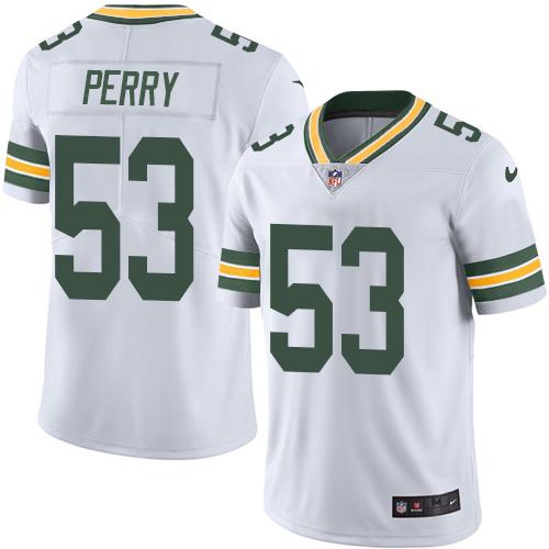 Nike Packers #53 Nick Perry White Men's Stitched NFL Vapor Untouchable Limited Jersey - Click Image to Close
